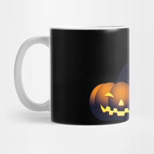 Cute Halloween Pumpkin Black Cat Spooky Season Autumn Vibes Halloween Thanksgiving and Fall Color Lovers Mug